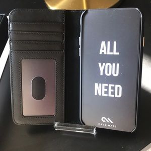 Men’s iPhone 6/7 leather wallet case!